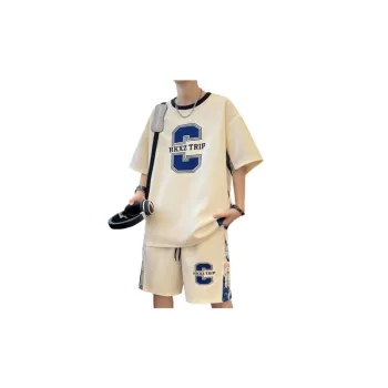 Trendy Short Sleeved Clothes Set