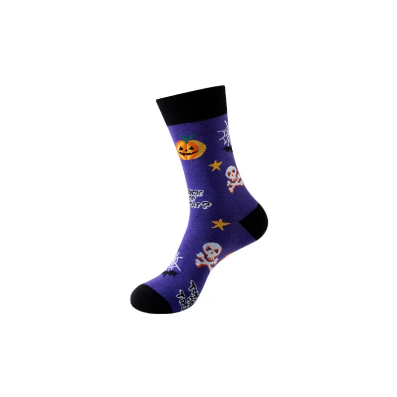Fashionable Simple Cotton Mid Calf Sock-3