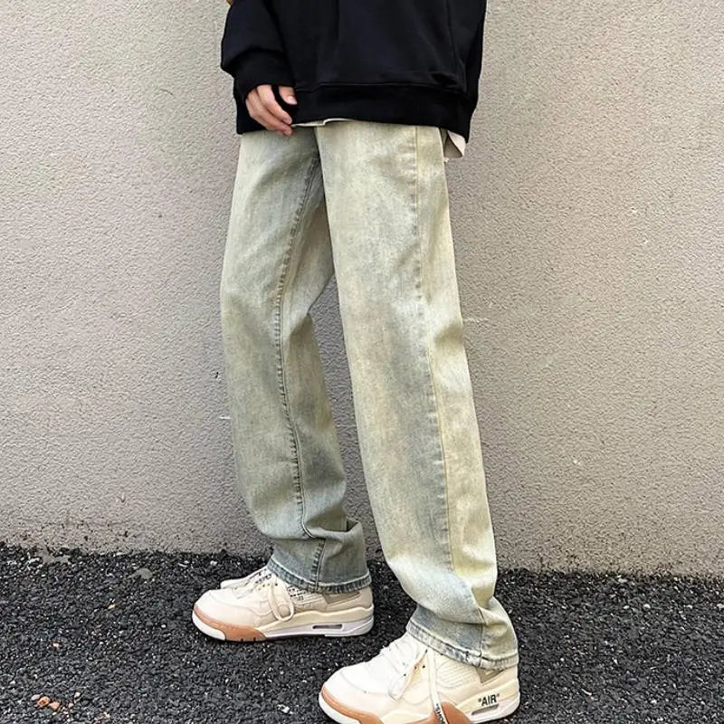 Simple Straight Leg Jeans-2