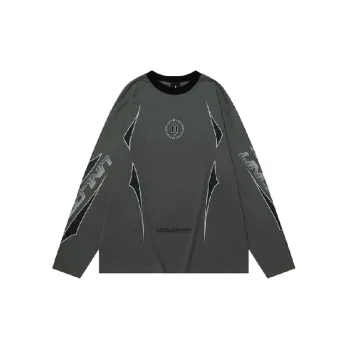 Street Print Long Sleeve T Shirt