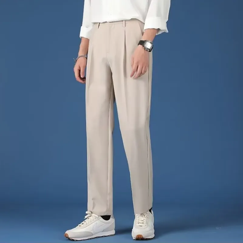 Casual Fashionable Suit Trousers-2