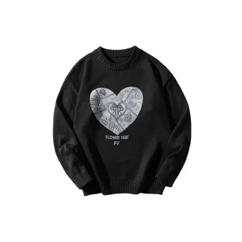 Casual Loose Knitted Fabric Sweater