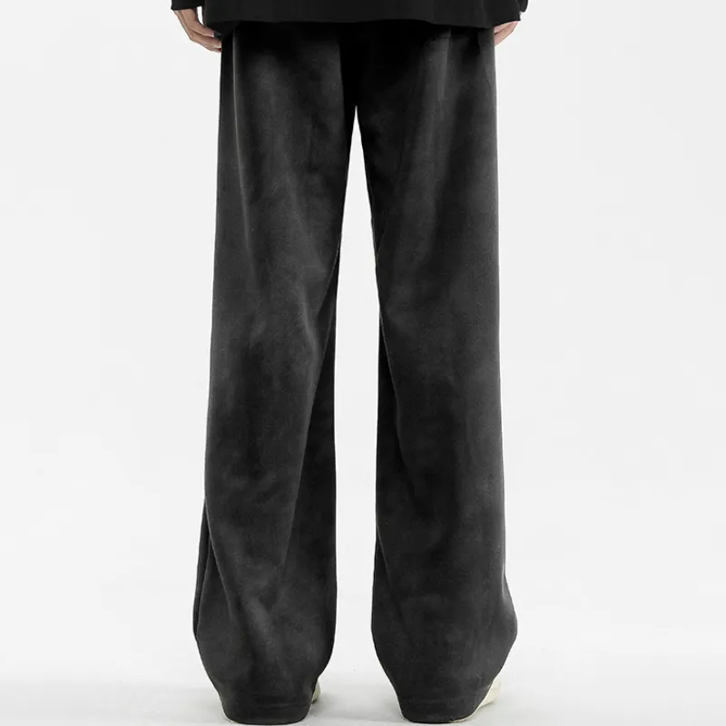 Sporty Loose Straight Leg Casual Pants-2