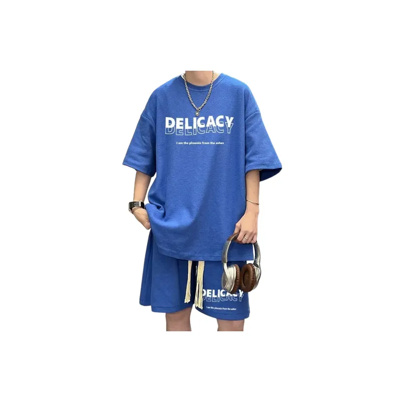 Trendy Sports T Shirt and Shorts Set-2