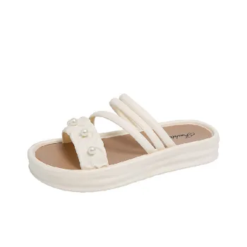 Retro Contrast Color Beach Sandals