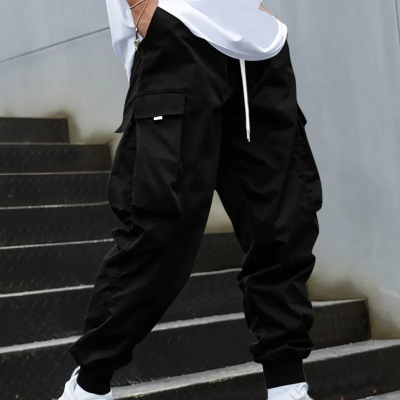 Fashionable Casual Cargo Pants-4