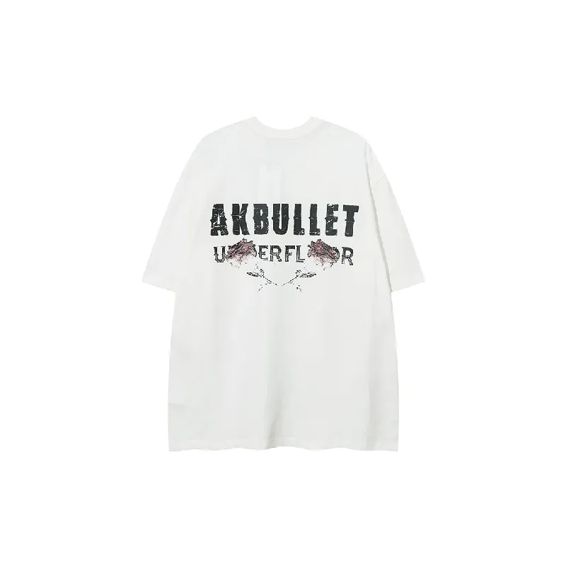 Fashionable Loose 100% Cotton T Shirt-1