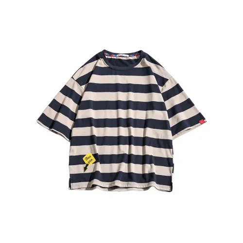 Striped Large Size T Shirt