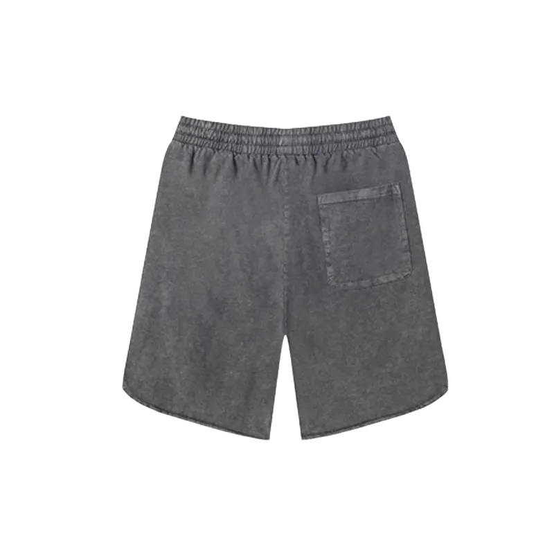 Simple Distress Cotton Casual Shorts-13