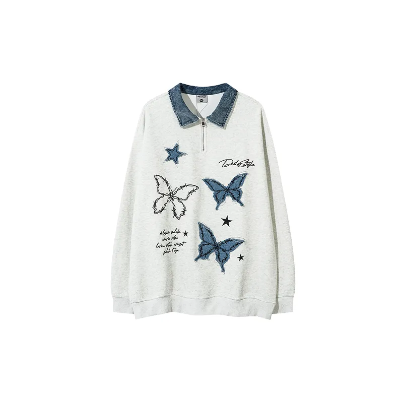 Retro Butterfly Sweater-0