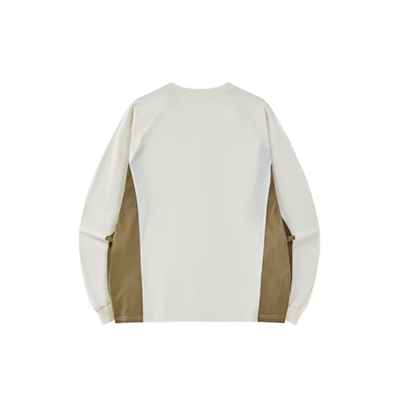 Simple Contrast Color 100% Polyester T Shirt-3
