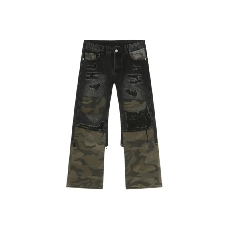 Simple Ripped Jeans-5