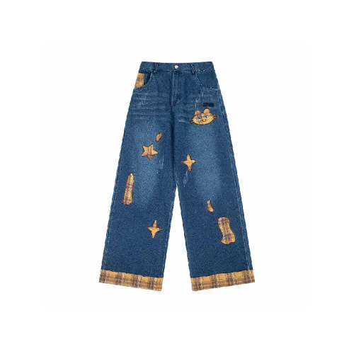 Retro Casual Baggy Jeans Unisex