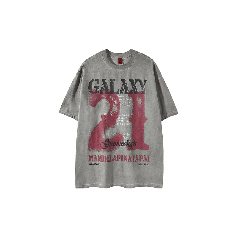 Fashionable Casual 100% Cotton T Shirt-5