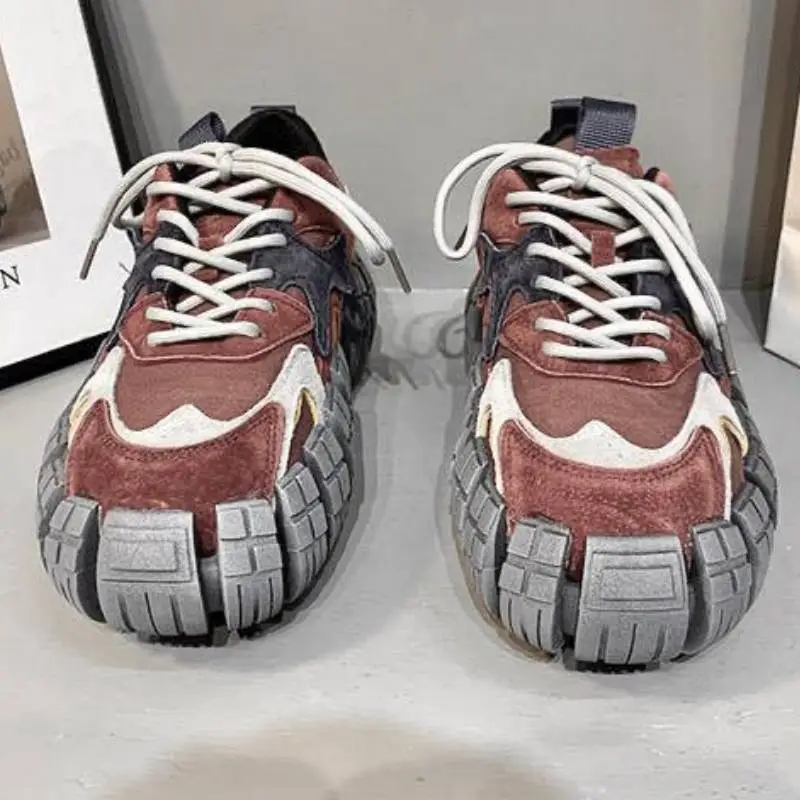 Retro Sporty Chunky Sneakers-3