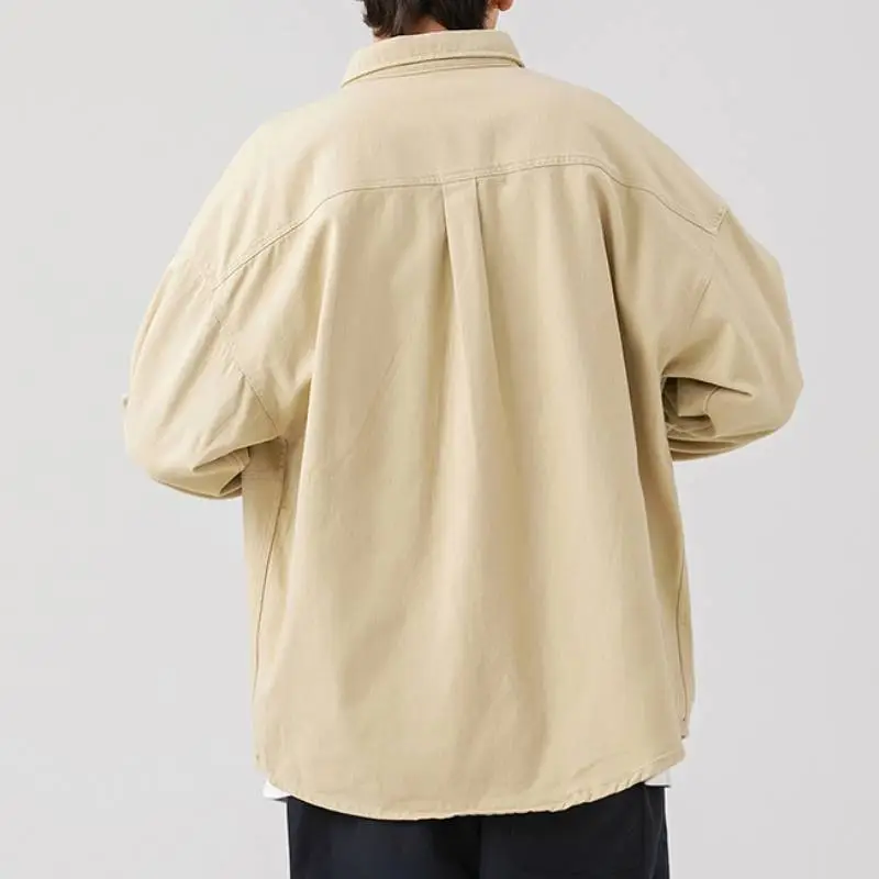 Casual Simple 100% Cotton Jacket-2