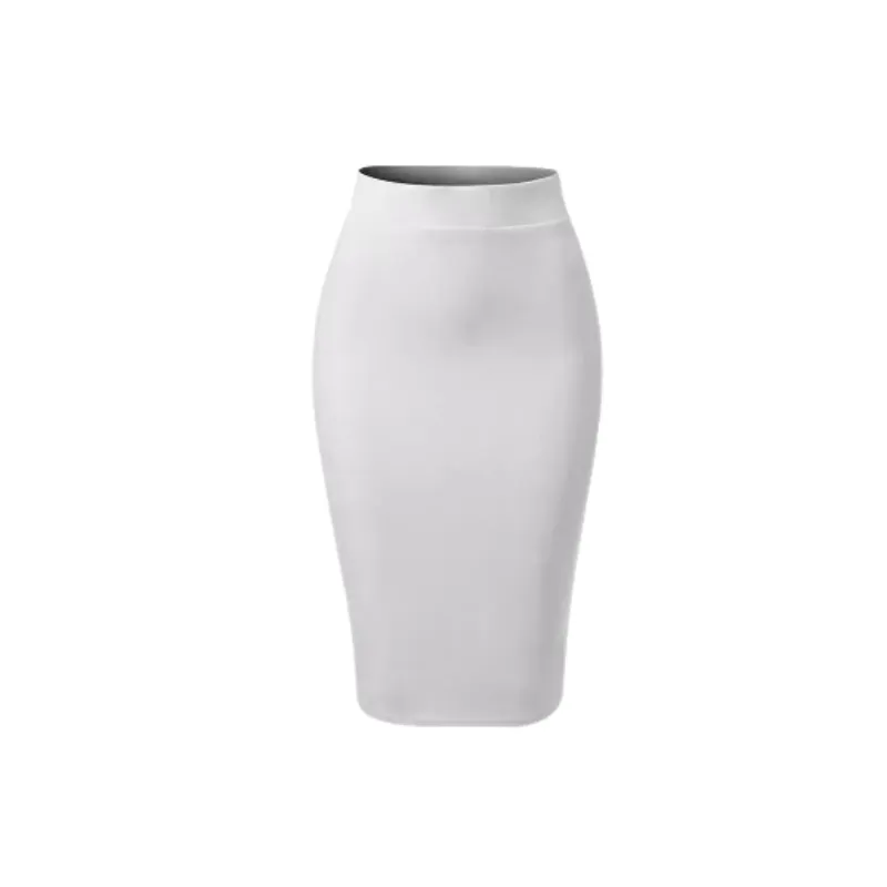 Simple Basics Polyester Skirt Women-2