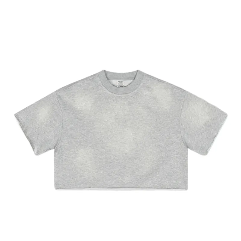 Retro Loose Cotton T Shirt Women-5