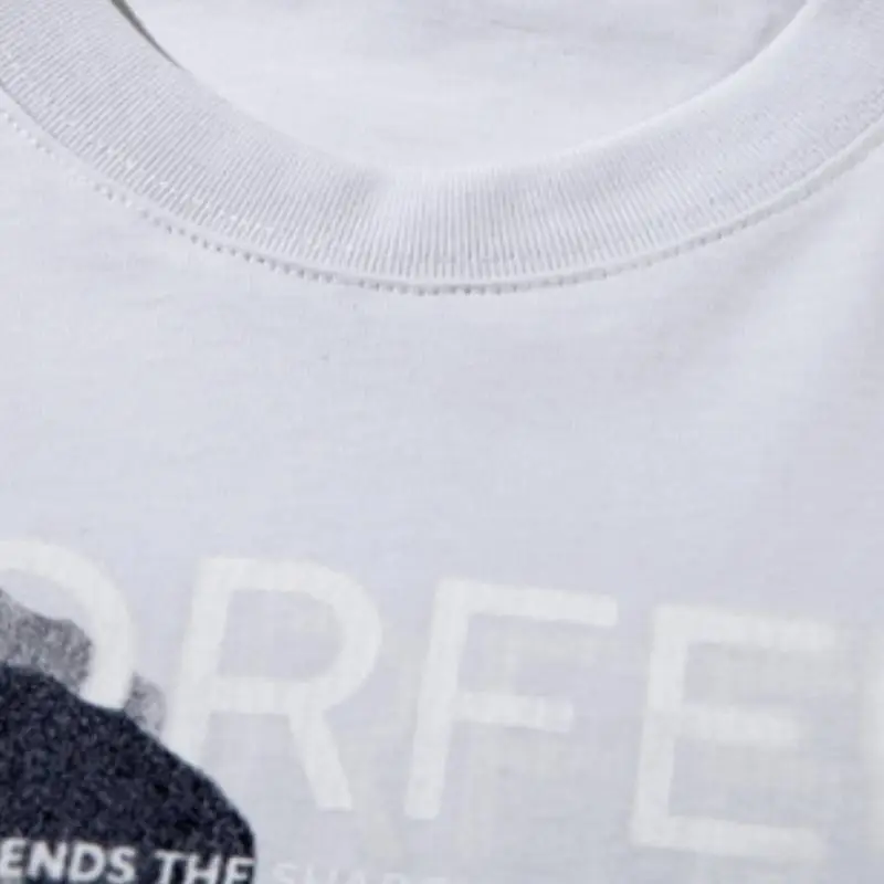 Loose Casual 100% Cotton T Shirt-2