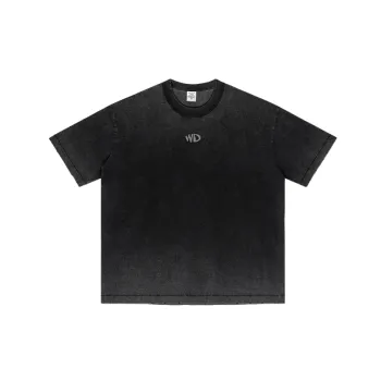 Simple Embroidery 100% Cotton T Shirt
