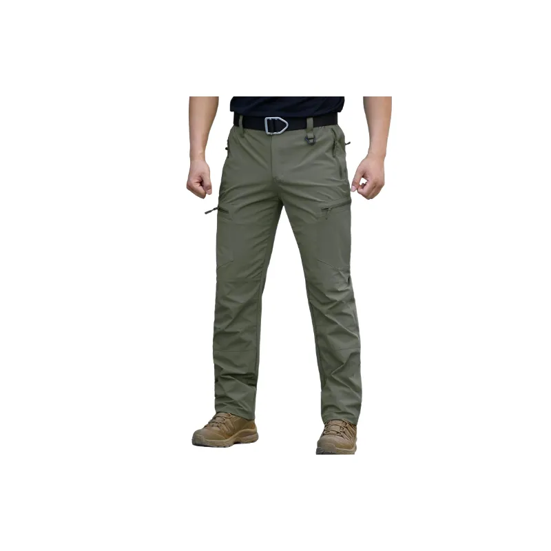 Fashionable Breathable Cotton Blended Fabric Casual Pants-3