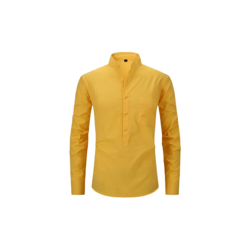 Casual Loose 100% Cotton Shirt-2