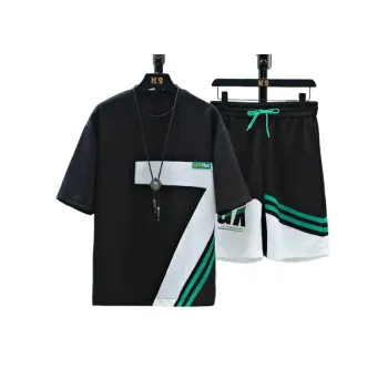 Trendy Short Sleeved T Shirt And Shorts Set