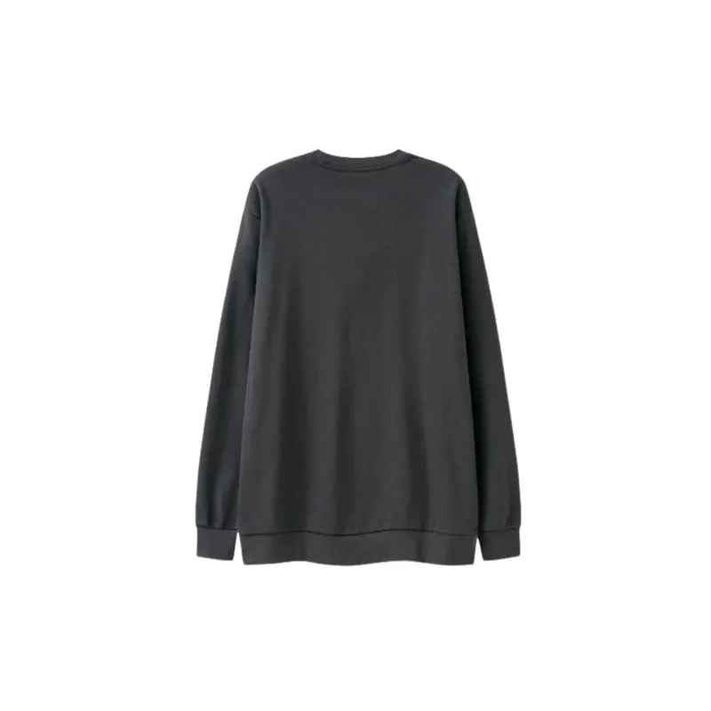 Fashion Letter Printing Long Sleeve Round Neck Sweatshirt-1