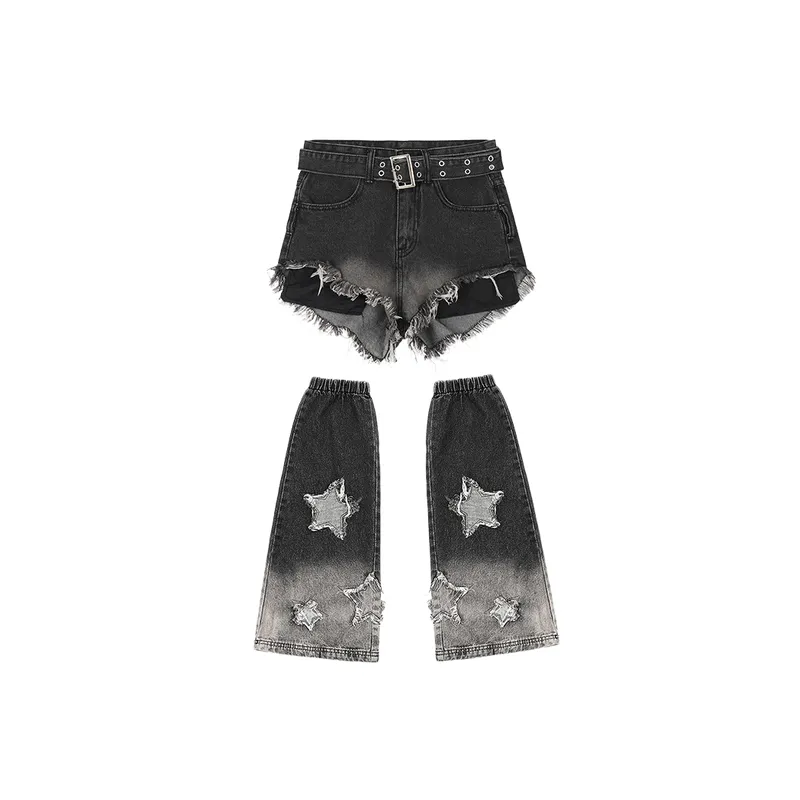 Street Distress Jeans Women-2