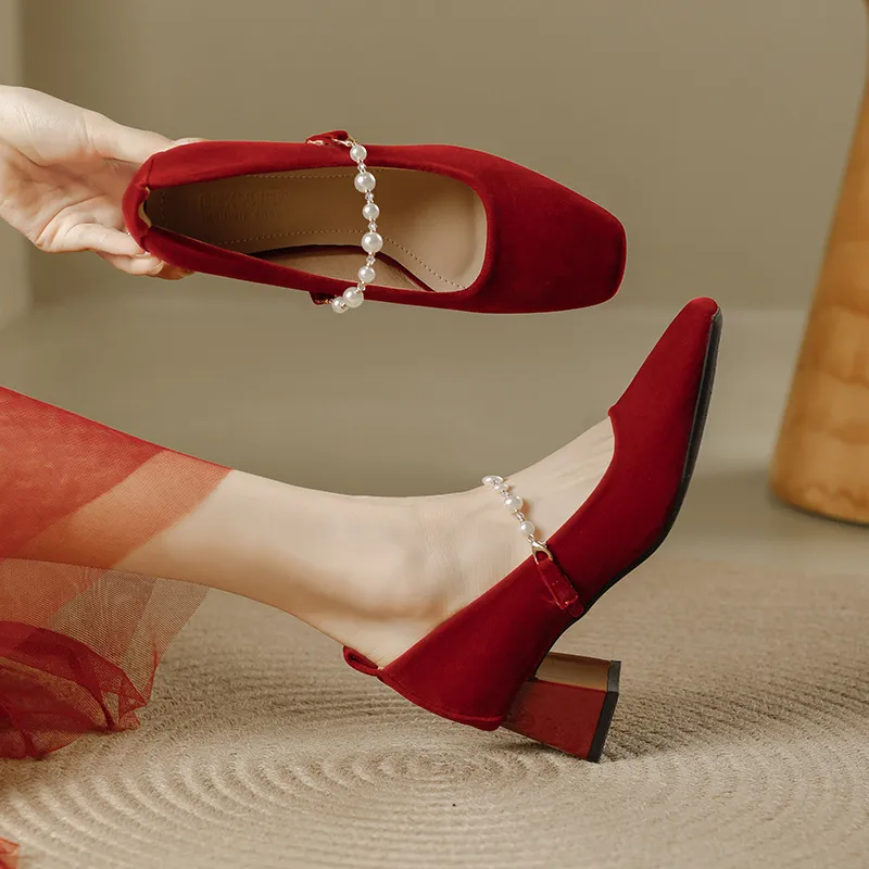 Elegant Rhinestone High Heels-6