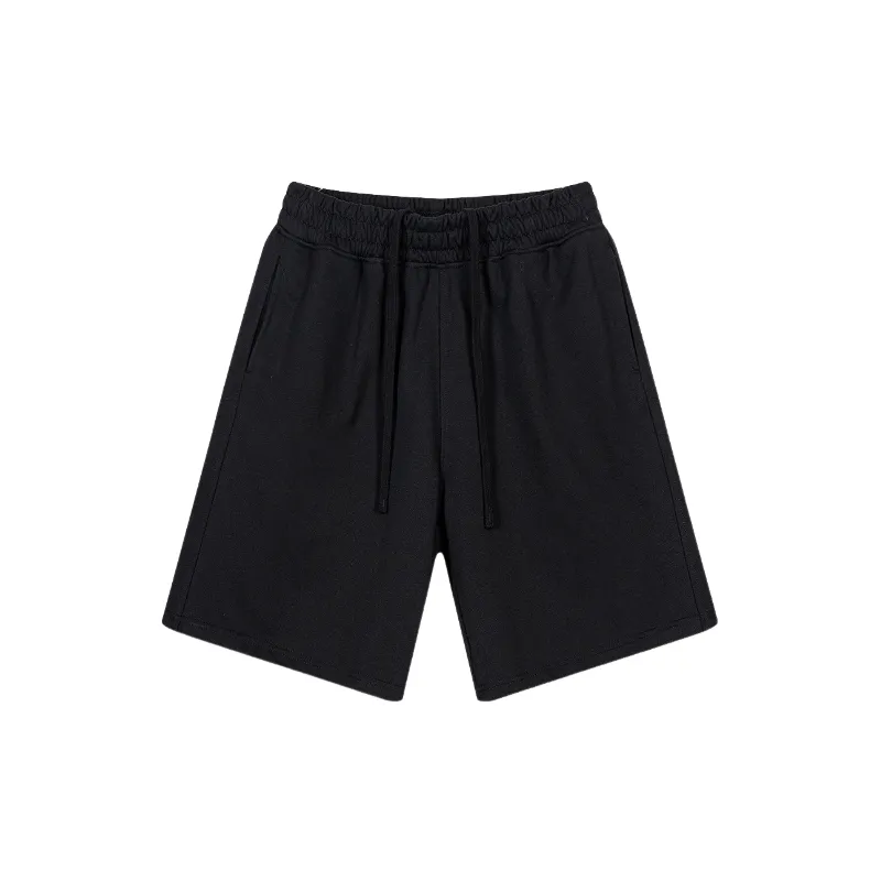 Fashionable Plain Cotton Sports Shorts Unisex-2
