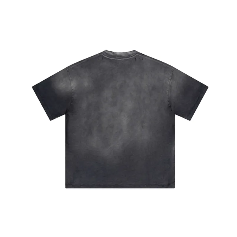 Fashionable Washed Cotton T Shirt-1