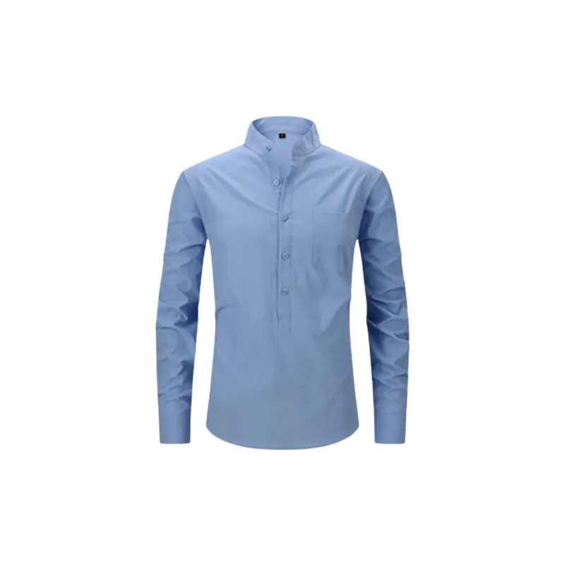 Casual Loose 100% Cotton Shirt-8