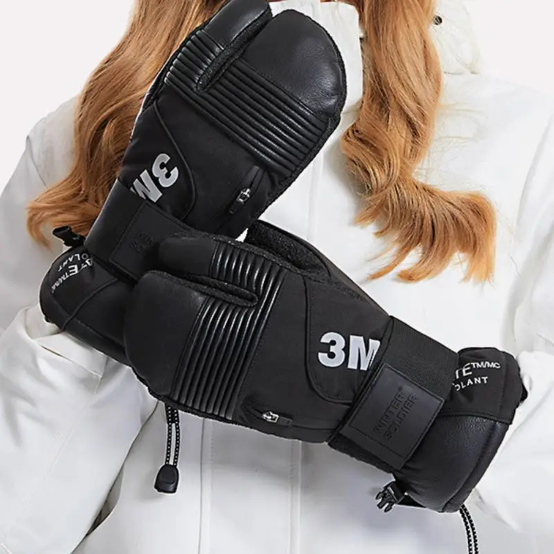 Simple Warming Ski Gloves-1