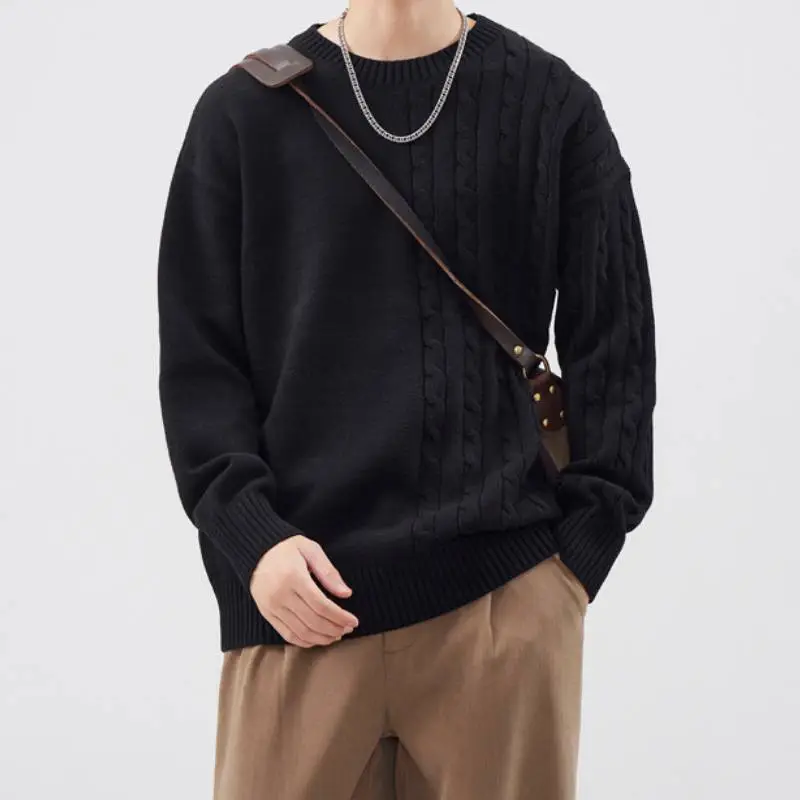 Street Loose Cotton Sweater-8