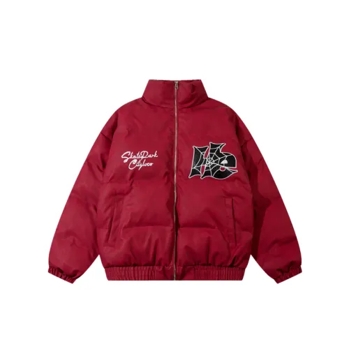 Spider Embroidered Collar Thickened Cotton-padded Jacket