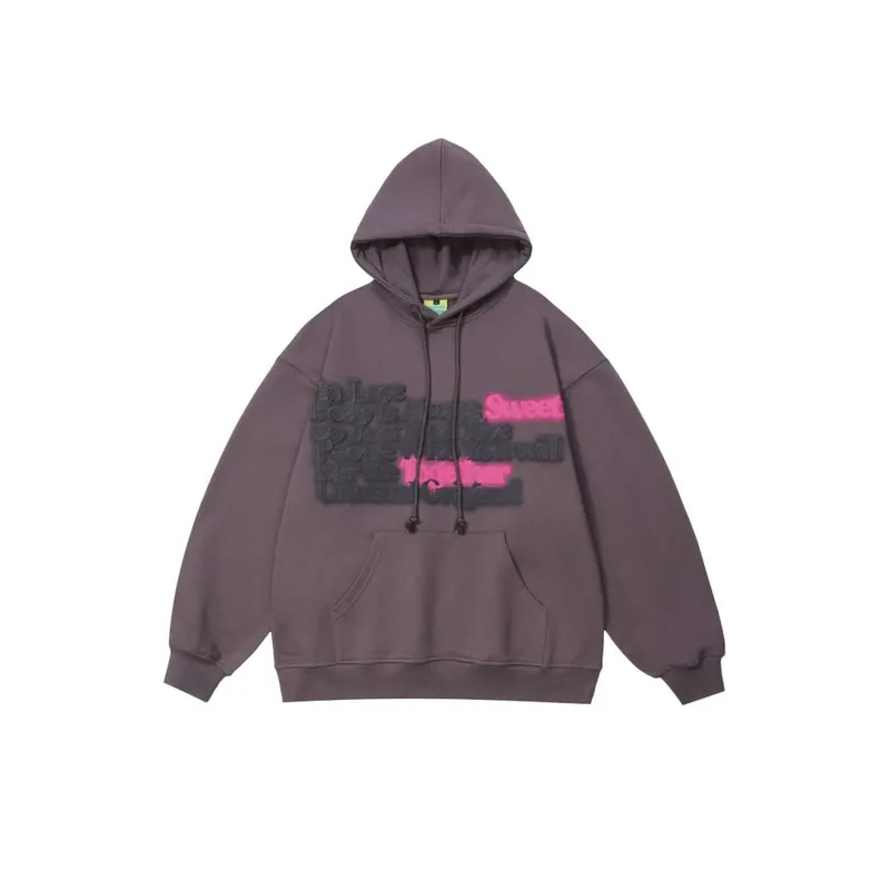 Retro Sweater Cotton Hooded Pullover Coat-0