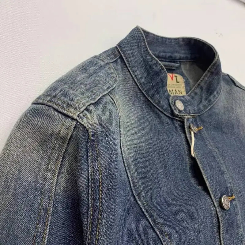 Trendy Retro Denim Jacket-3