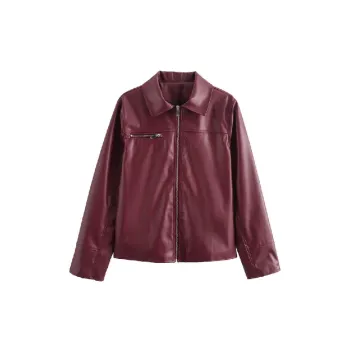 Cool Casual Leather Jacket Women