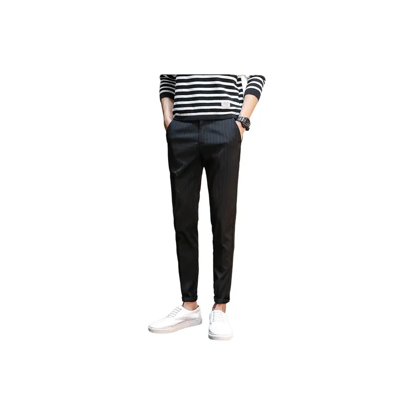 Casual Fashionable Suit Trousers-3