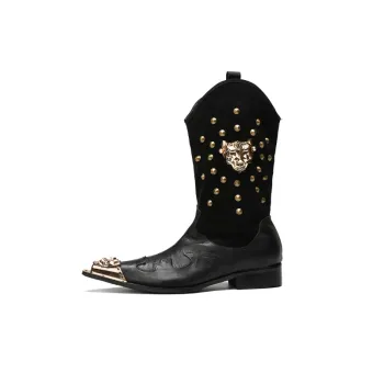 Retro Simple Knee High Boots