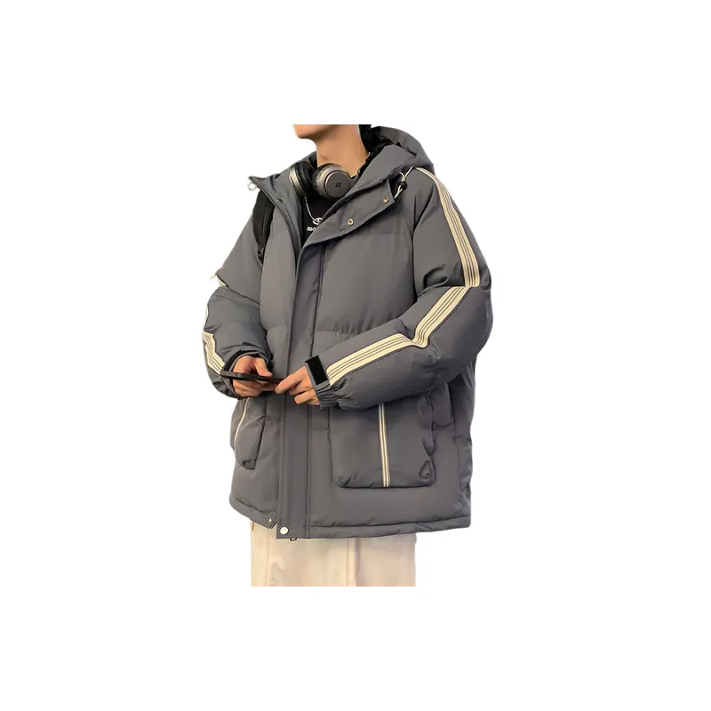 Basics Loose Polyester Quilted Jacket-0