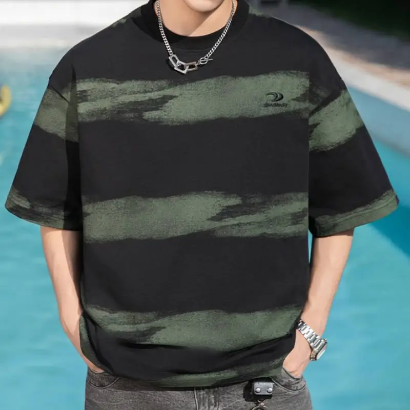 Retro Loose 100% Cotton T Shirt-8