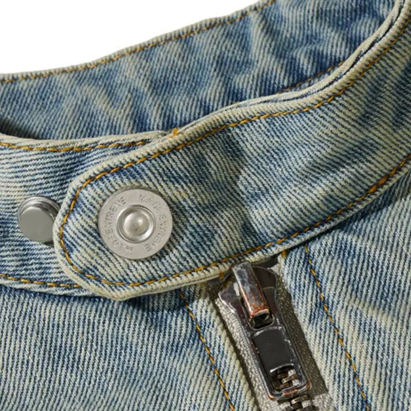 Street Loose Denim Jacket-4