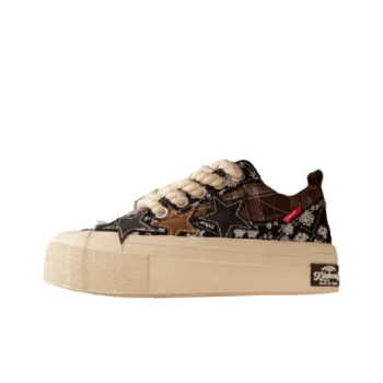 Low Top Breathable Thick Soled Shoes