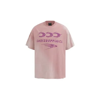 Ombre Distress 100% Cotton T Shirt