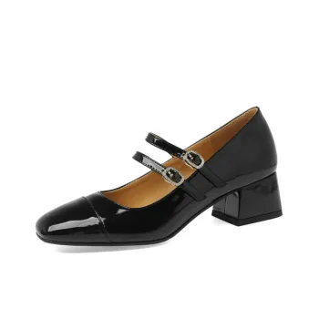 Retro Plain Mary Jane Shoes