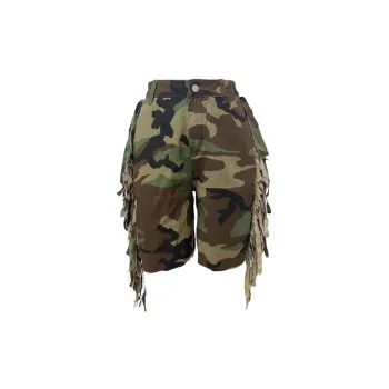 Street Loose Cotton Polyester Blend Casual Shorts Women