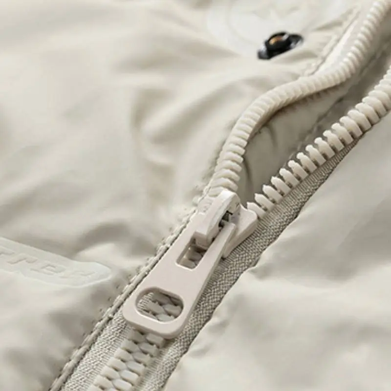 Fashionable Plain Polyester Quilted Jacket-7