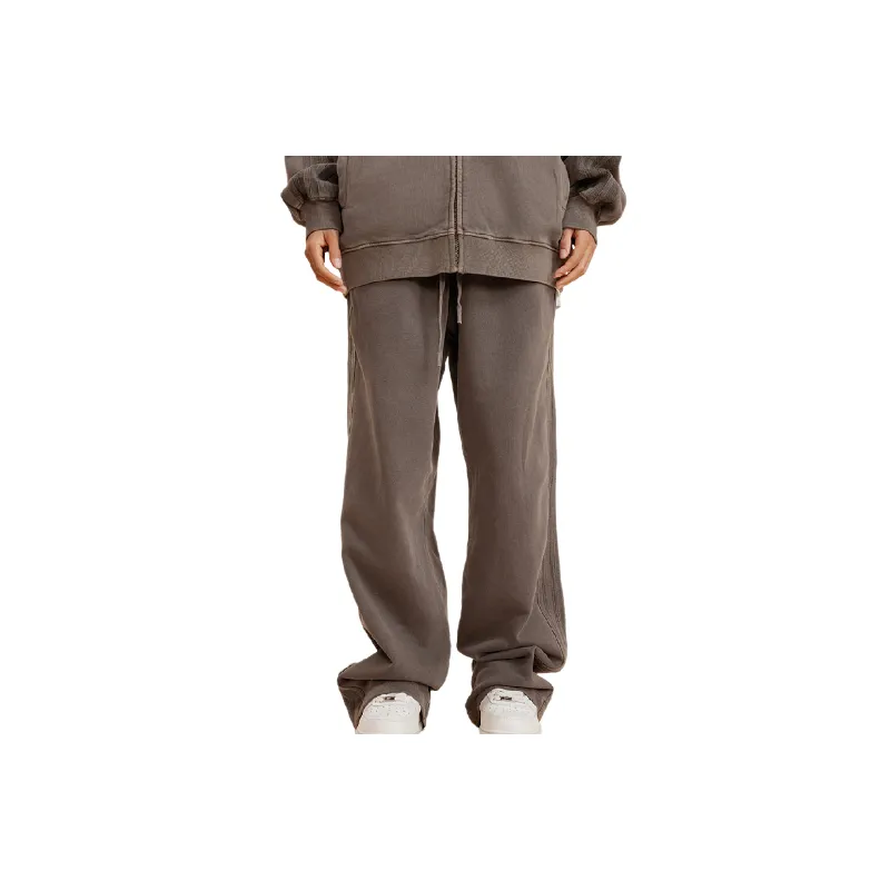 Fashion Washed Cotton Sports Pants-8